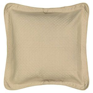 King Charles Matelasse Birch Beige Euro Sham 26" NEW NWT